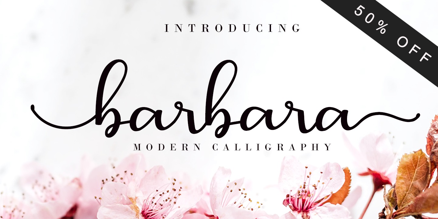Barbara Calligraphy Italic Font preview